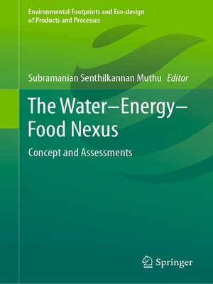 cover image of The Water–Energy–Food Nexus